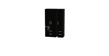 Knightsbridge Triple 2 Drawer + Drawer Wardrobe
