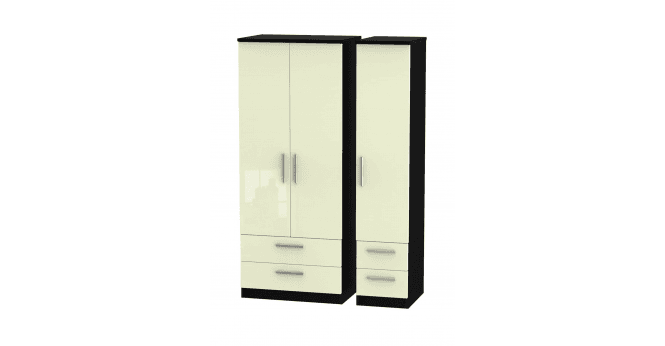 Welcome Knightsbridge Triple 2 Drawer + Drawer Wardrobe