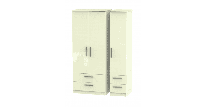 Welcome Knightsbridge Triple 2 Drawer + Drawer Wardrobe