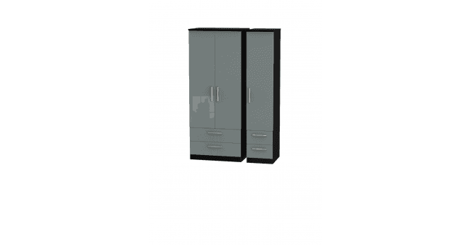 Welcome Knightsbridge Triple 2 Drawer + Drawer Wardrobe