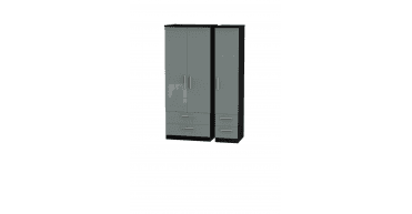 Knightsbridge Triple 2 Drawer + Drawer Wardrobe