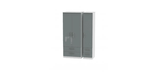 Welcome Knightsbridge Triple 2 Drawer + Drawer Wardrobe