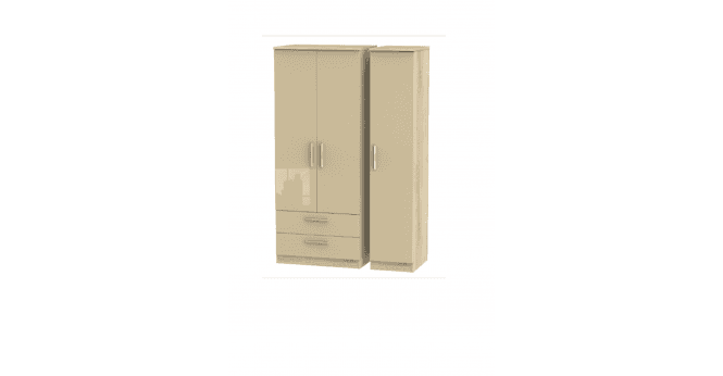 Welcome Knightsbridge Triple 2 Drawer Wardrobe