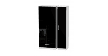 Knightsbridge Triple 2 Drawer Wardrobe