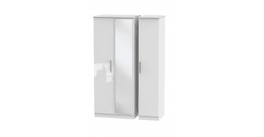 Knightsbridge Triple Mirror Wardrobe