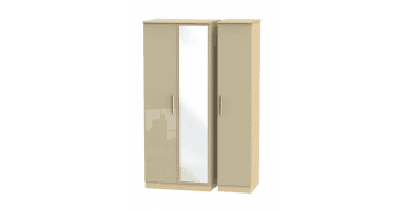 Knightsbridge Triple Mirror Wardrobe