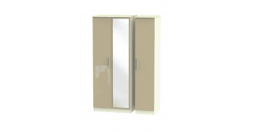Knightsbridge Triple Mirror Wardrobe