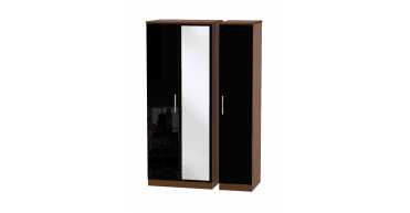 Knightsbridge Triple Mirror Wardrobe