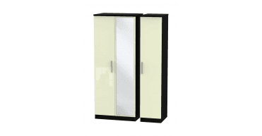 Knightsbridge Triple Mirror Wardrobe