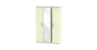 Knightsbridge Triple Mirror Wardrobe