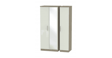 Knightsbridge Triple Mirror Wardrobe