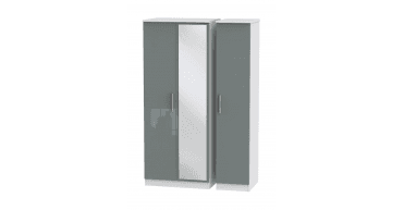 Knightsbridge Triple Mirror Wardrobe