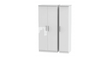 Knightsbridge Triple Plain Wardrobe