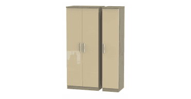 Knightsbridge Triple Plain Wardrobe