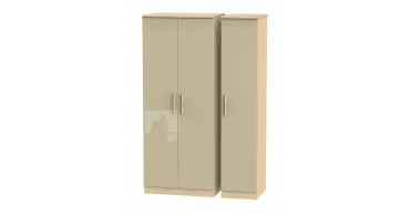 Knightsbridge Triple Plain Wardrobe