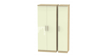 Knightsbridge Triple Plain Wardrobe