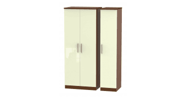Knightsbridge Triple Plain Wardrobe