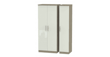Knightsbridge Triple Plain Wardrobe