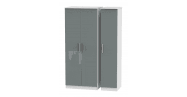 Knightsbridge Triple Plain Wardrobe