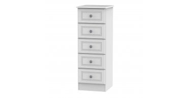 Pembroke 5 Drawer Bedside Cabinet