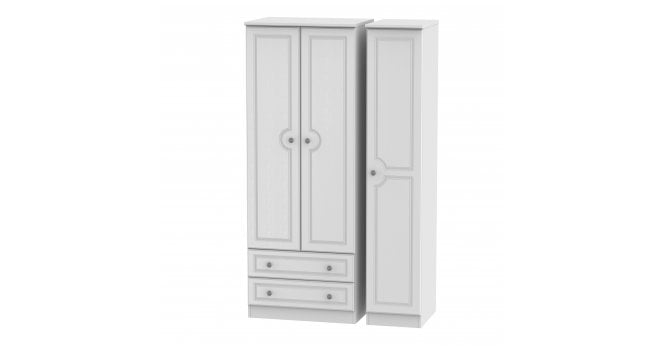 Welcome Pembroke Tall Triple 2 Drawer Wardrobe