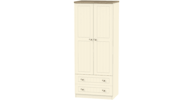 Welcome Vienna 2ft6in 2 Drawer Wardrobe