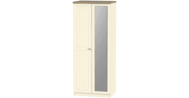 Vienna 2ft6in Mirror Wardrobe