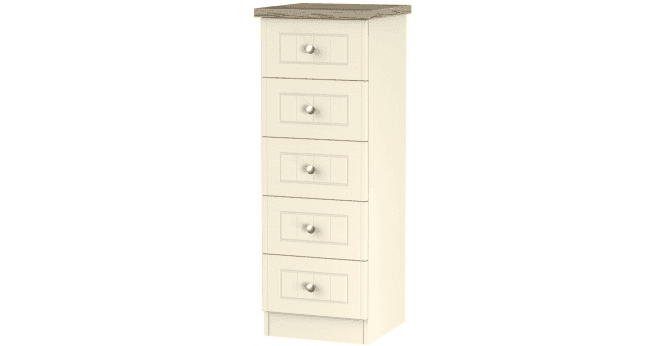 Welcome Vienna 5 Drawer Bedside Cabinet