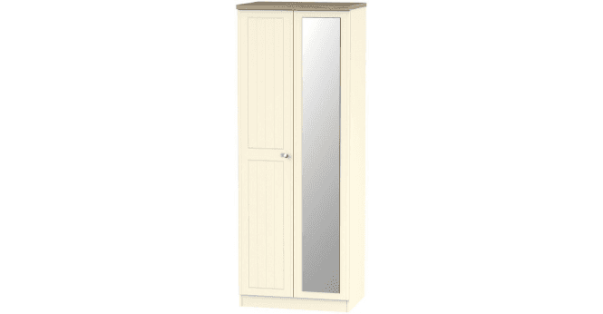 Welcome Vienna Tall 2ft6in Mirror Wardrobe