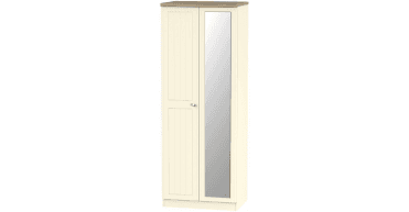 Vienna Tall 2ft6in Mirror Wardrobe