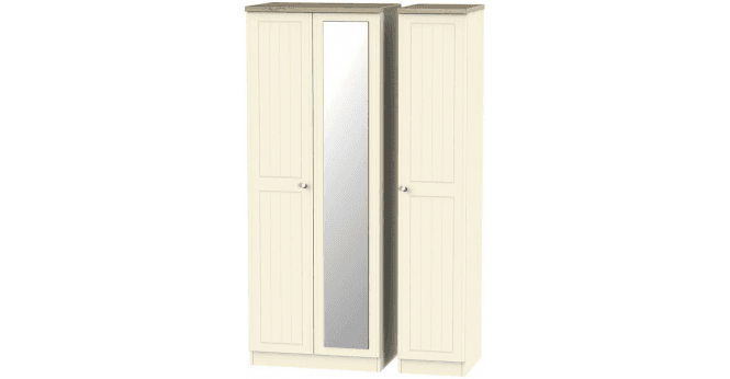 Welcome Vienna Tall Triple Mirror Wardrobe