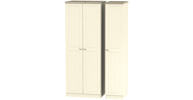 Welcome Vienna Tall Triple Plain Wardrobe
