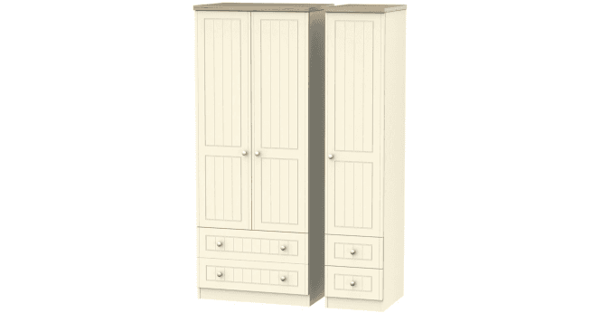 Welcome Vienna Triple 2 Drawer + Drawer Wardrobe