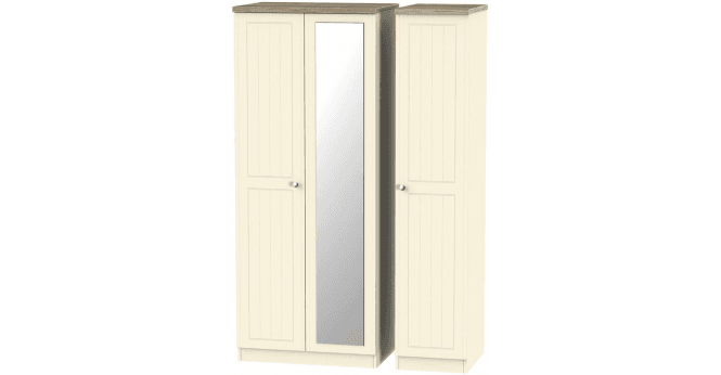 Welcome Vienna Triple Mirror Wardrobe