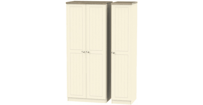 Welcome Vienna Triple Plain Wardrobe