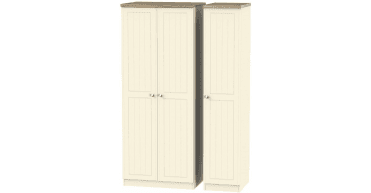 Vienna Triple Plain Wardrobe