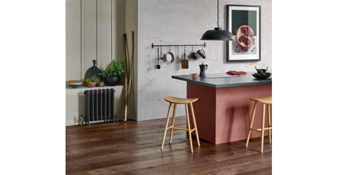 Woodpecker Chepstow Distressed Charcoal Engineered Wood